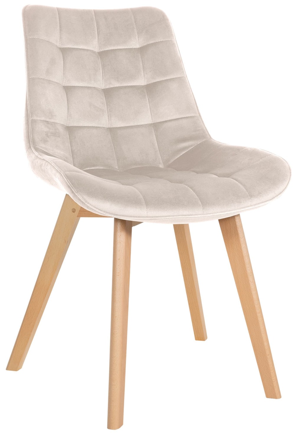 Chaise avec pieds en - bois assise