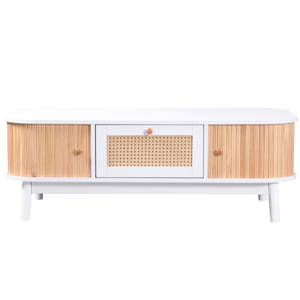 table basse blanche avec