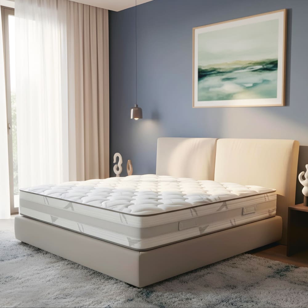 Weiße Memory-Matratze 180x200x23 cm - Maisons Du Monde