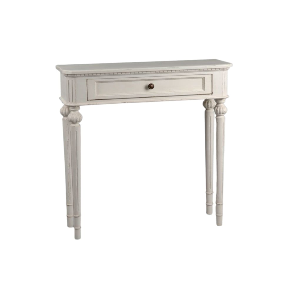Console en bois 1 tiroir l80