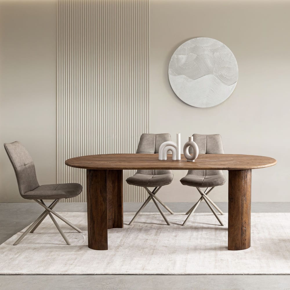 Table en manguier japandi 10 places L210