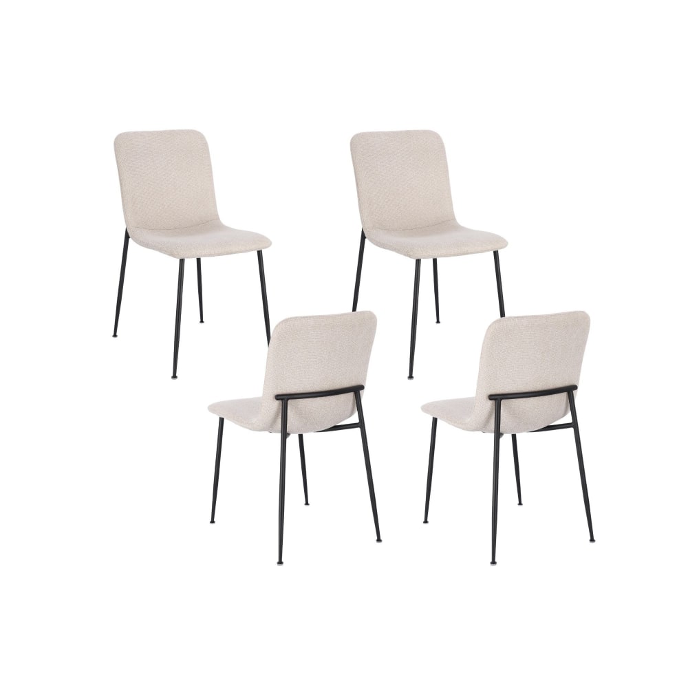 Lot de 4 chaises design