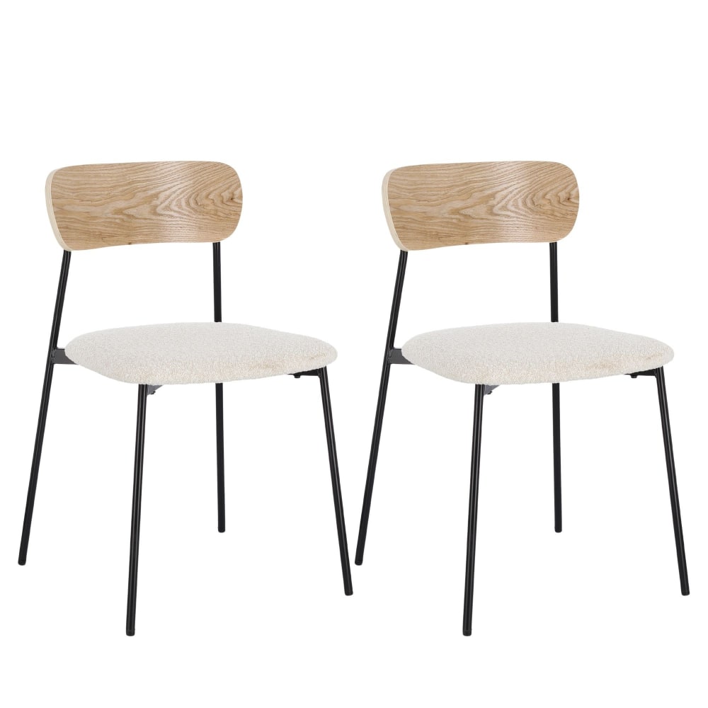 Lot de 2 chaises design