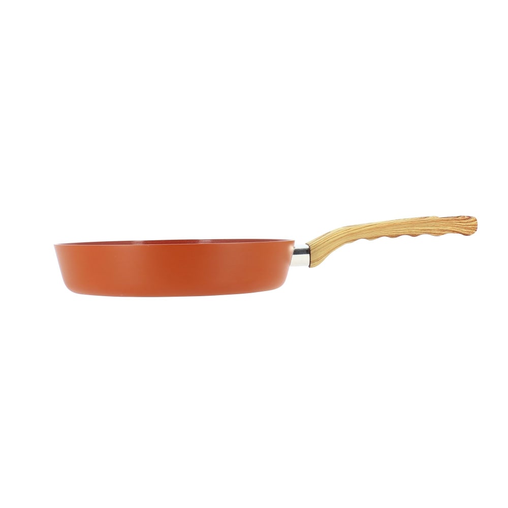 Poêle 24cm en aluminium recyclé brique - tous feux
