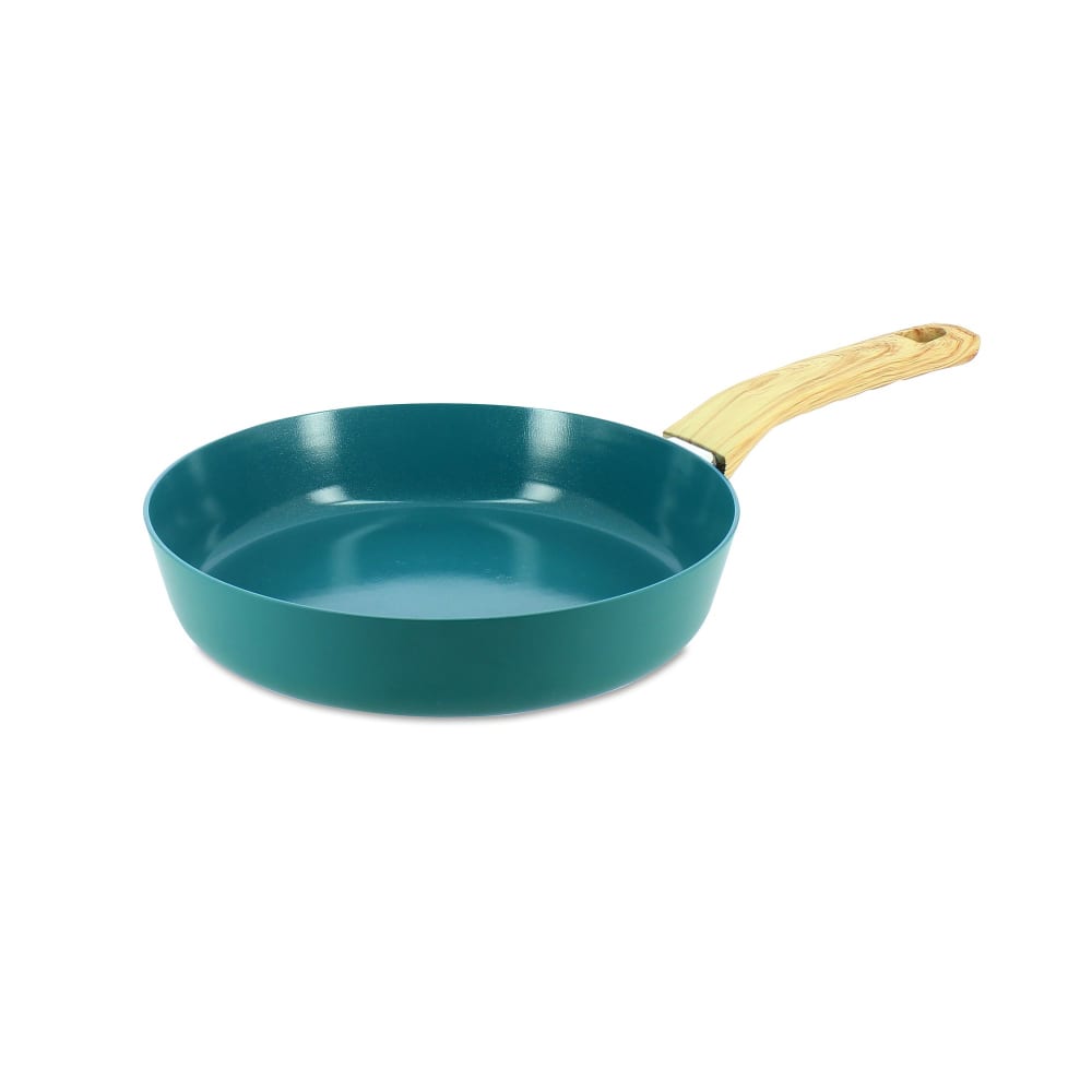 Poêle 20cm en aluminium recyclé bleu canard - tous feux