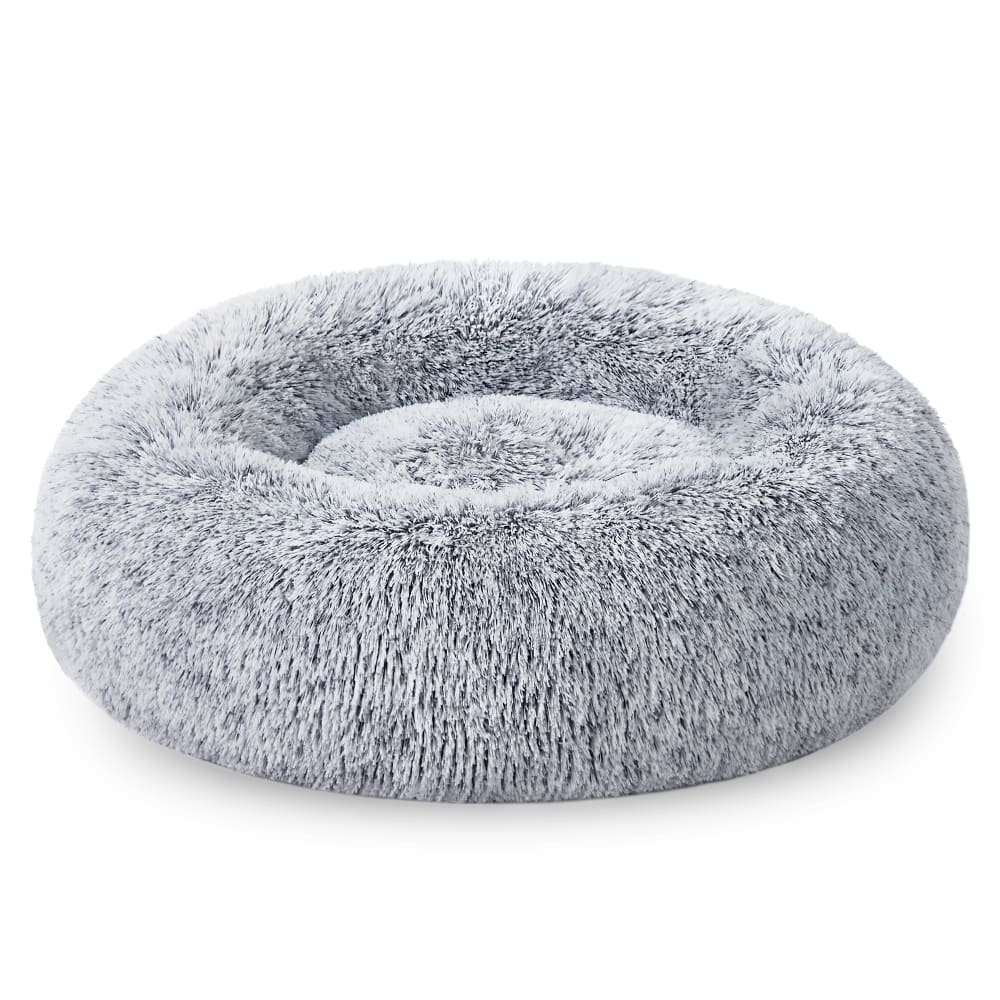 Panier pour chien coussin central amovible et lavable ø60 cm gris