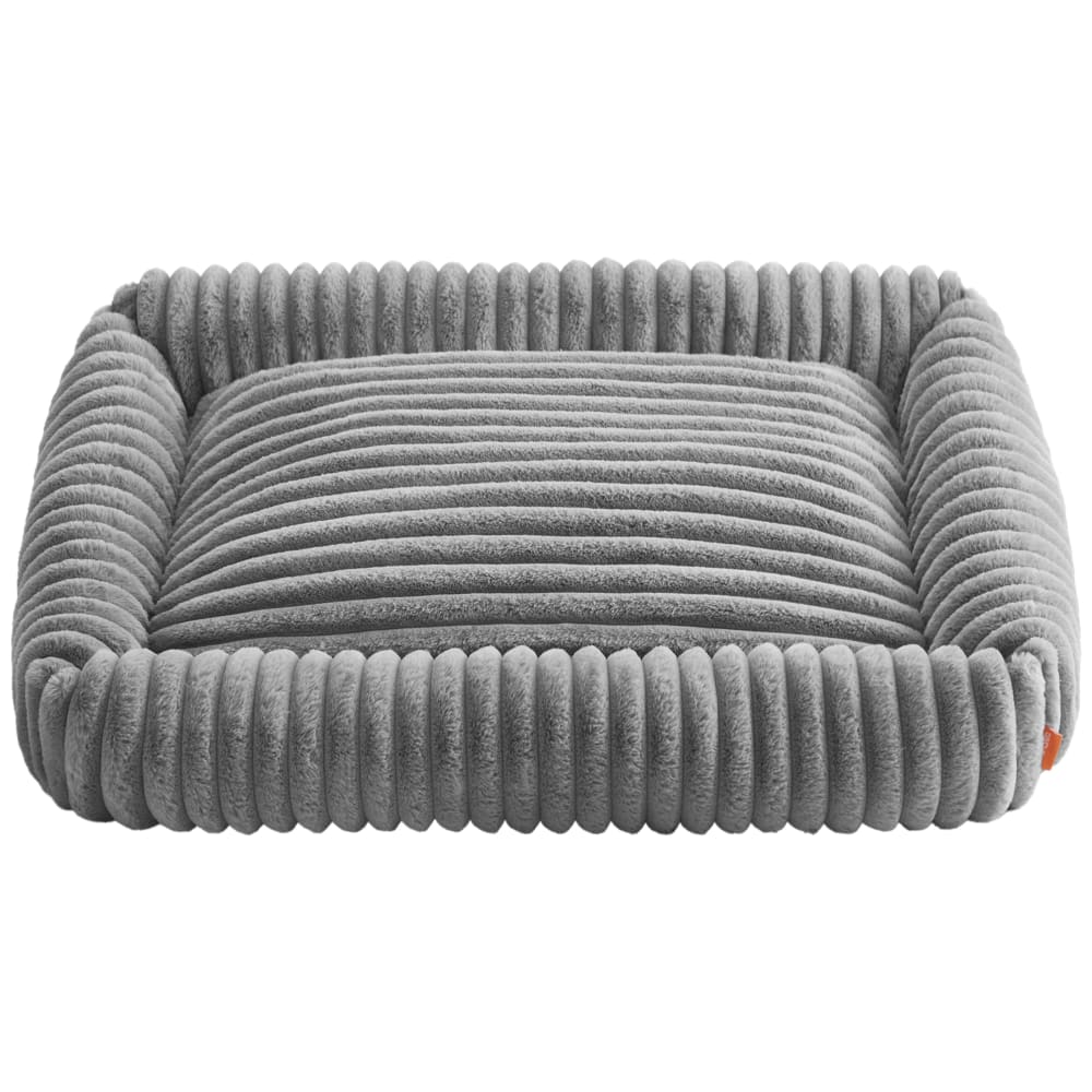 Panier pour chien coussin chien lavable 120 x 85 x 23 cm gris