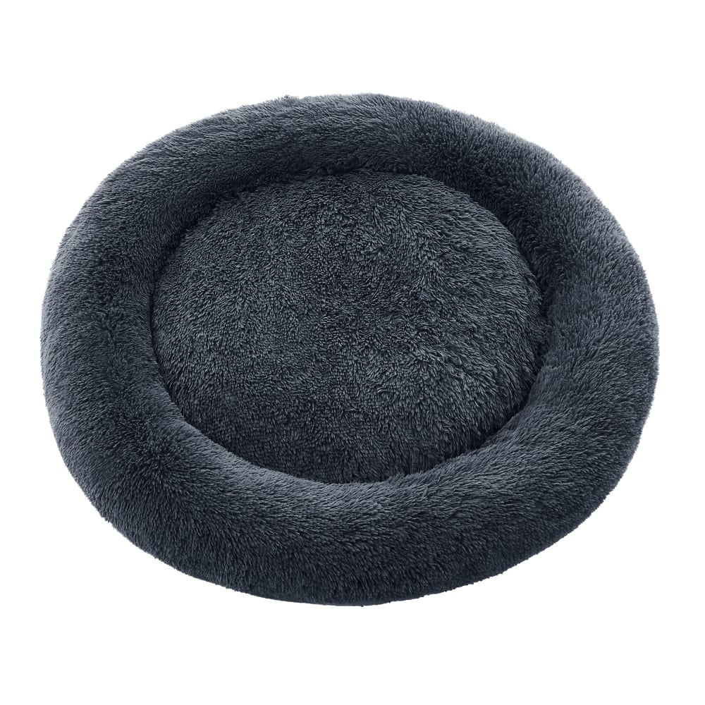 Panier pour chien coussin central amovible et lavable ø100 cm gris