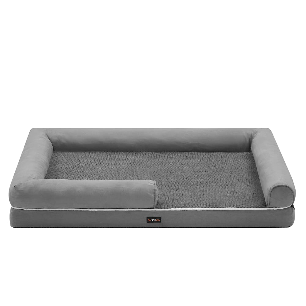 Panier pour chien orthopédique antidérapant 135 x 107 x 25 cm gris Panier pour chien orthopédique antidérapant 135 x 107 x 25 cm gris