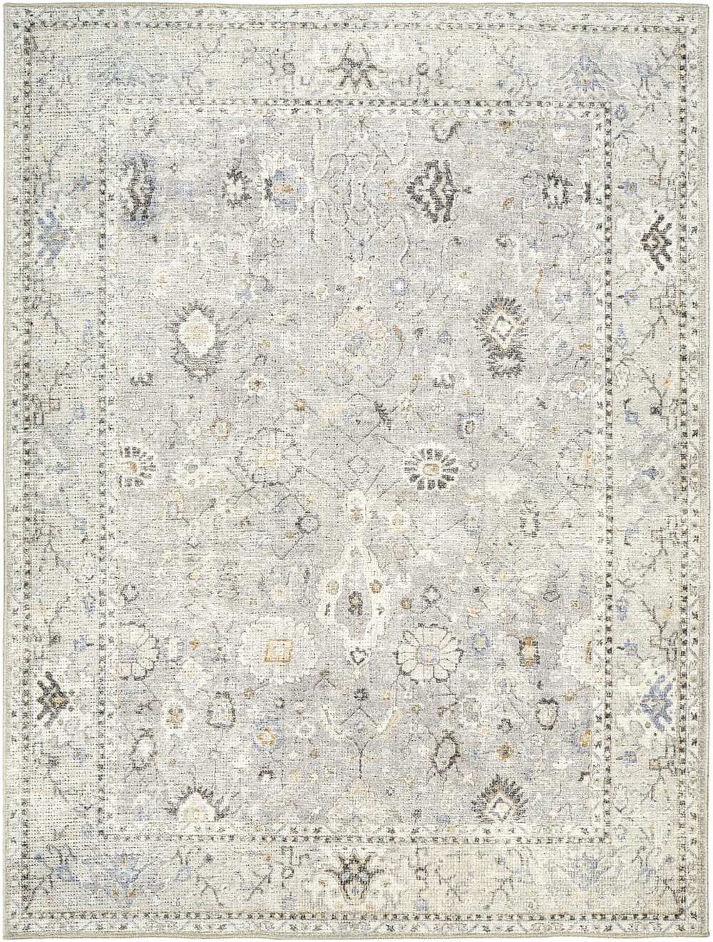 Becki Owens x Livabliss Vintage Teppich Hellgrau 200x275 -