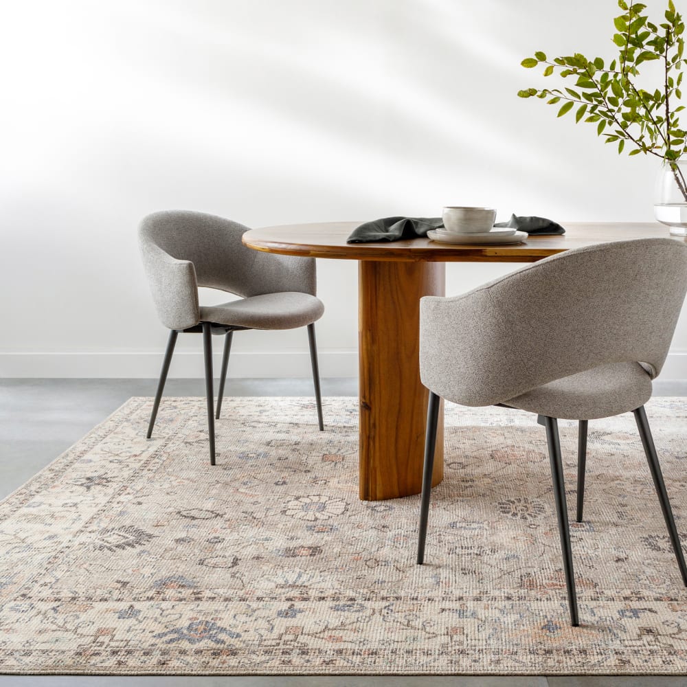 Becki owens x livabliss tapis vintage camel 200x275 cm — vue 3