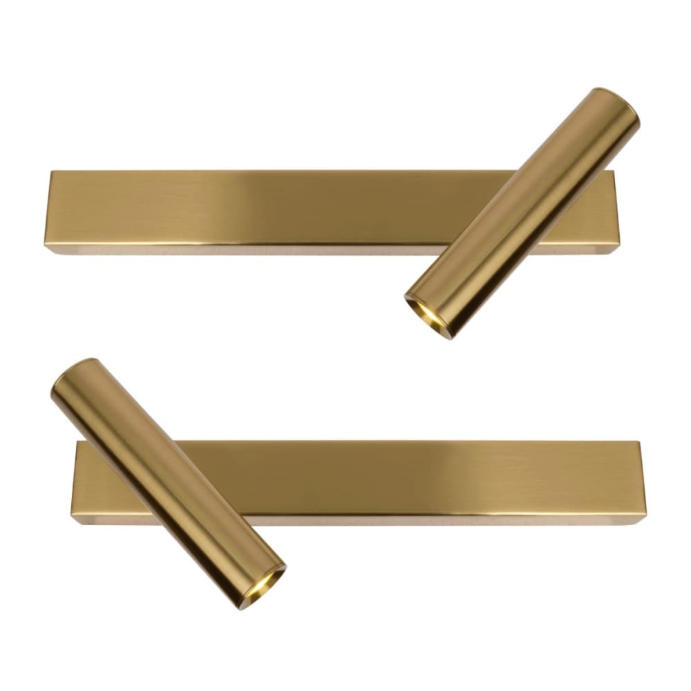 Applique en acier, aluminium - laiton