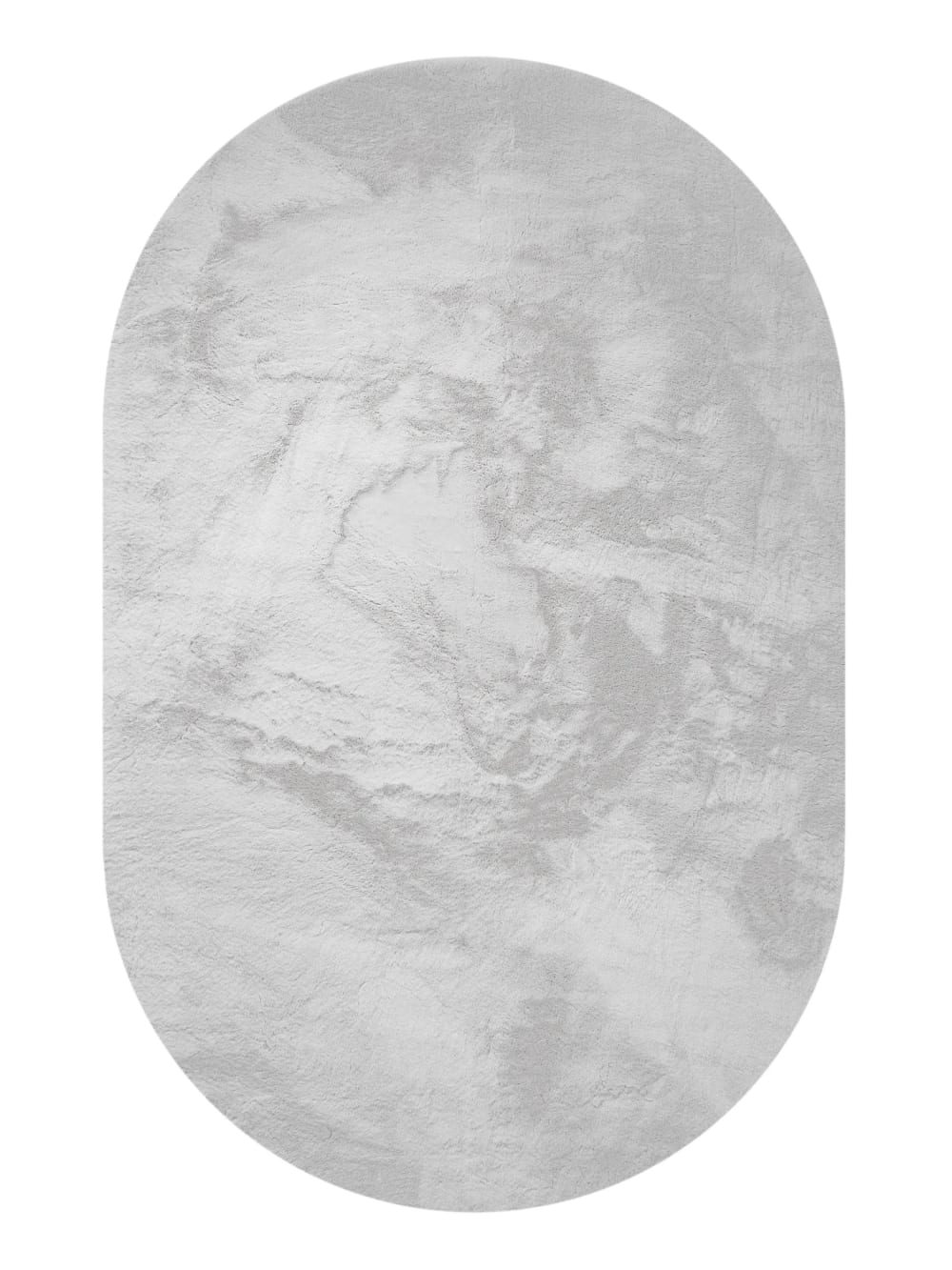 Tapis en fausse fourrure gris 150x230 cm