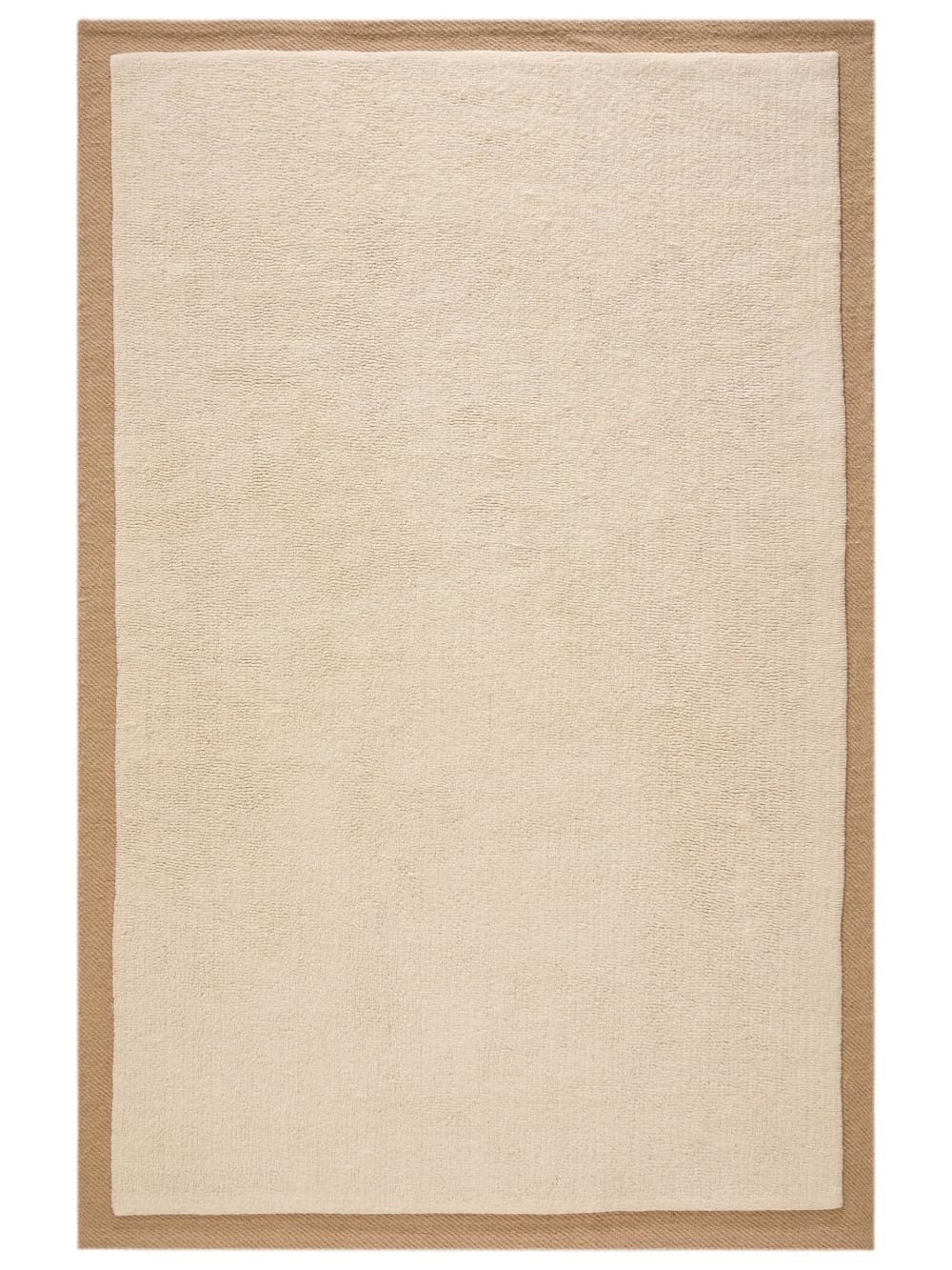 Benuta Wollteppich cream/beige 160x230 cm style modern - Wolle