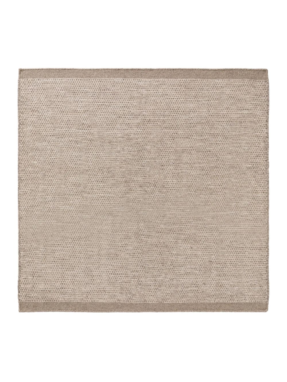 Tapis en laine taupe 200x200 cm