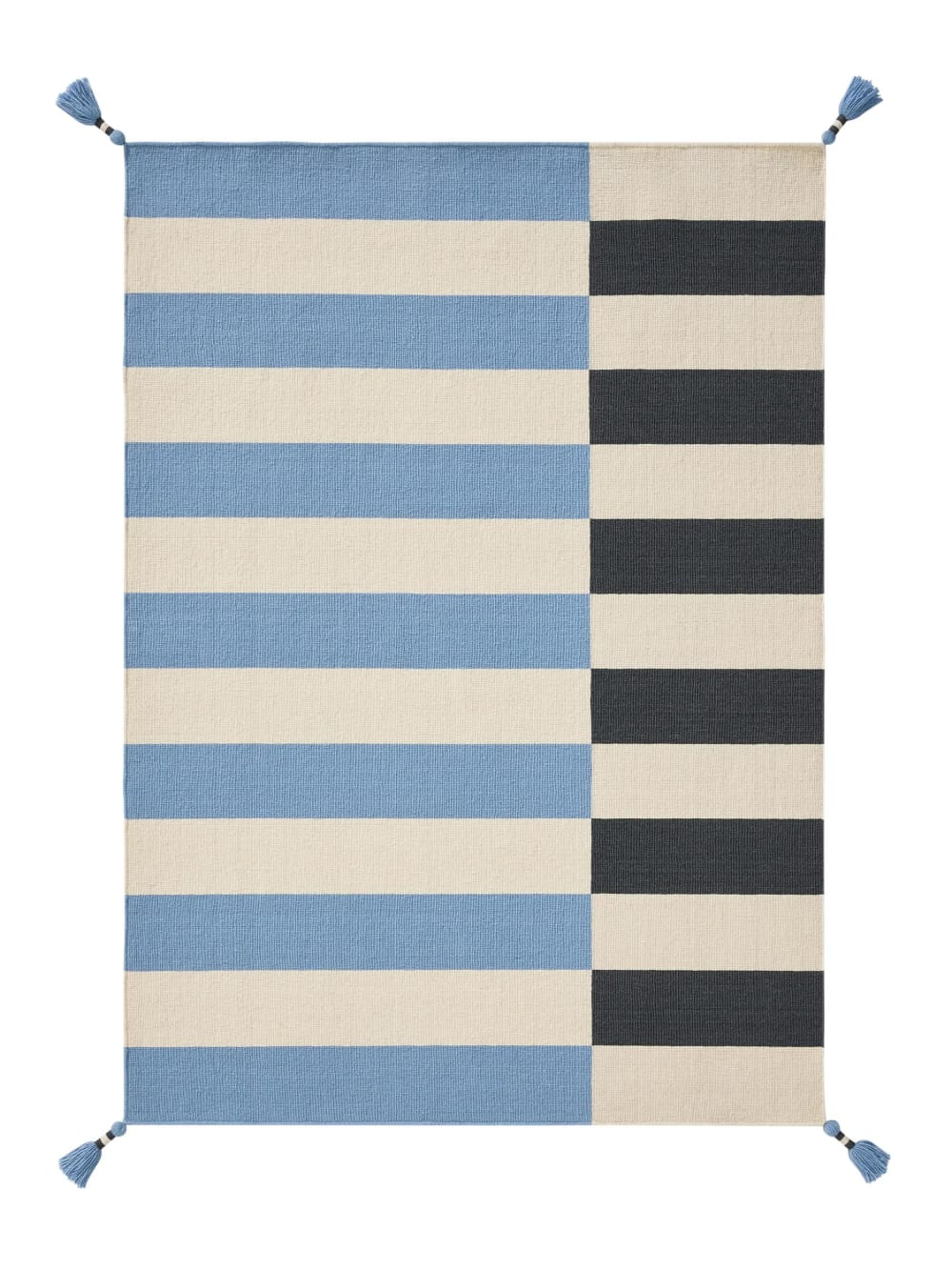 Benuta Kinderteppich blau 160x230 cm style modern Wolle Kinder