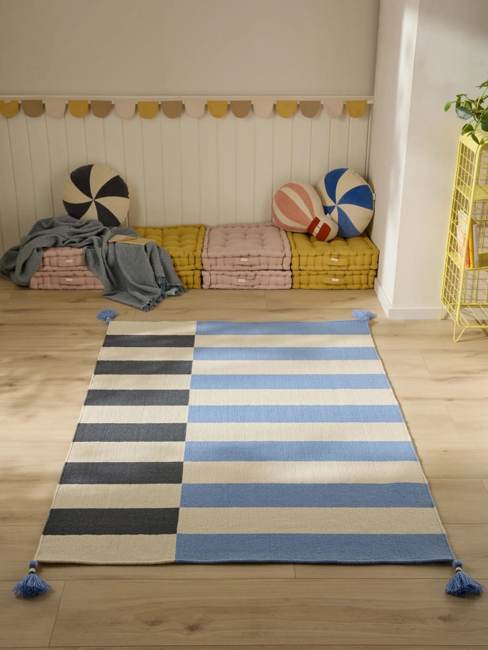 Kinderteppich blau 160x230 cm - Maisons Du Monde