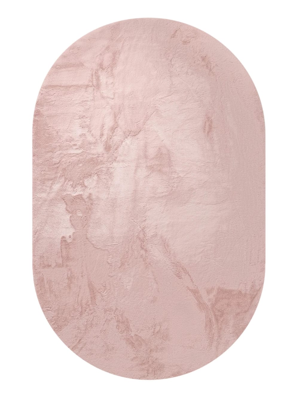 Tapis en fausse fourrure rose 150x230 cm