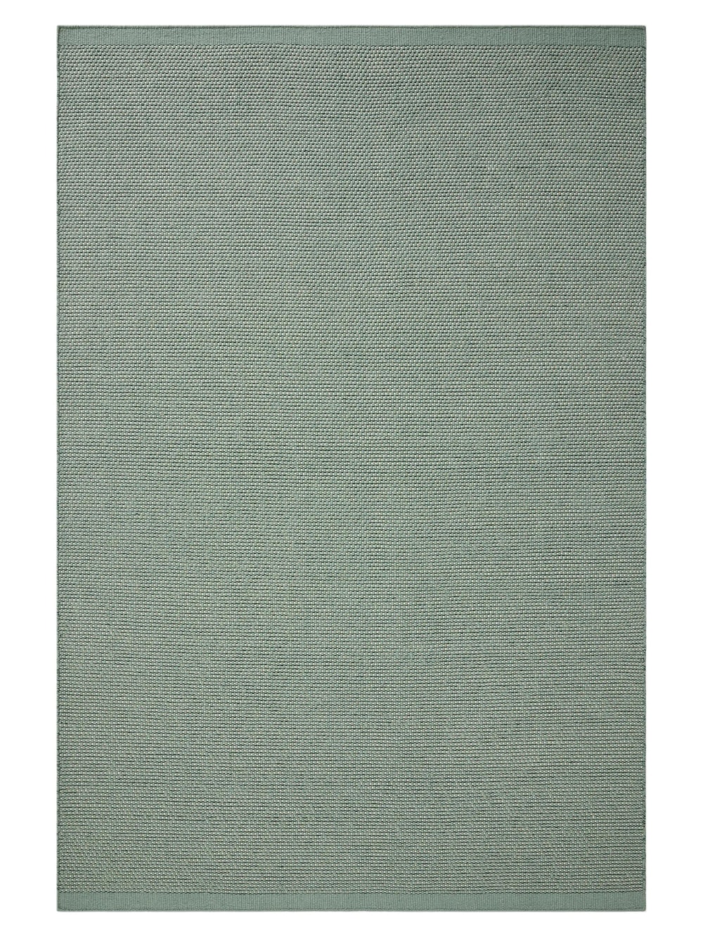 Benuta Wollteppich grün 120x170 cm style modern - Wolle