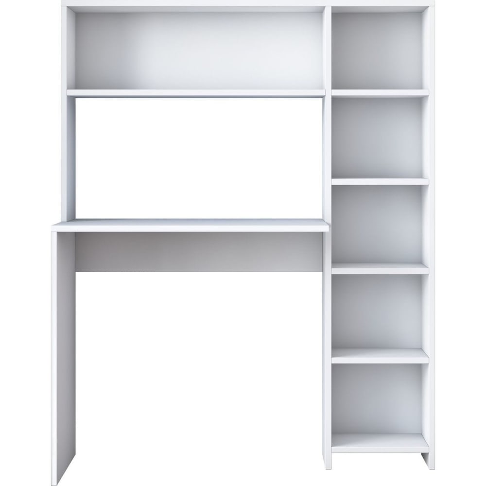 Bureau combiné blanc 113 cm