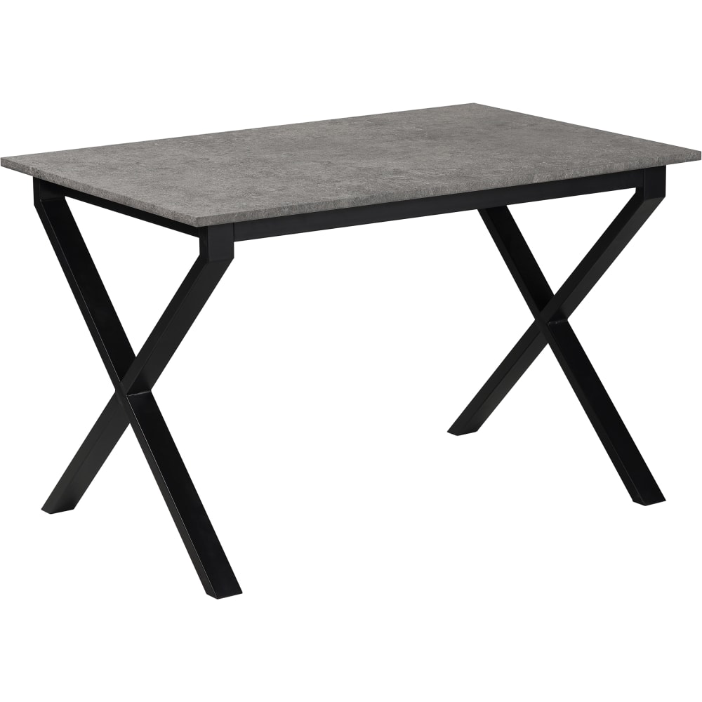 Table à manger en effet béton 6 personnes L120