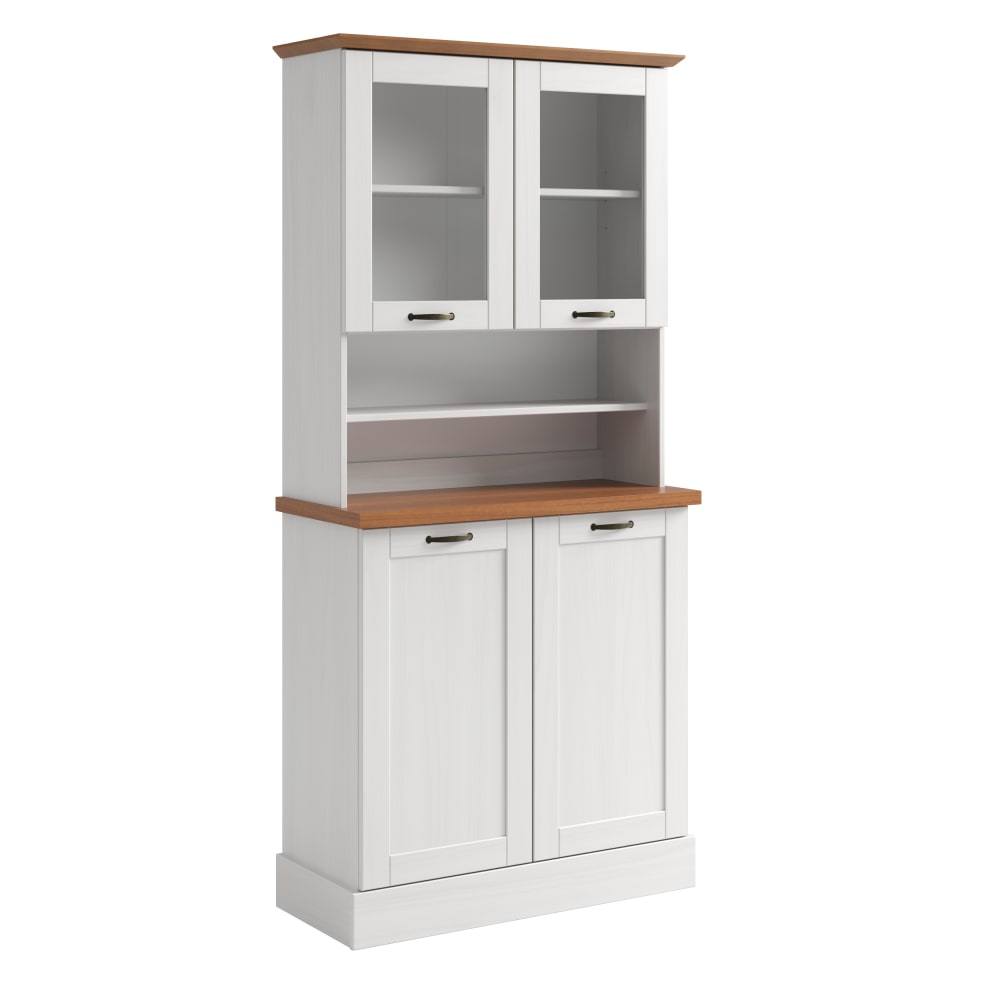 Armoire de cuisine avec 4 portes en pin blanc