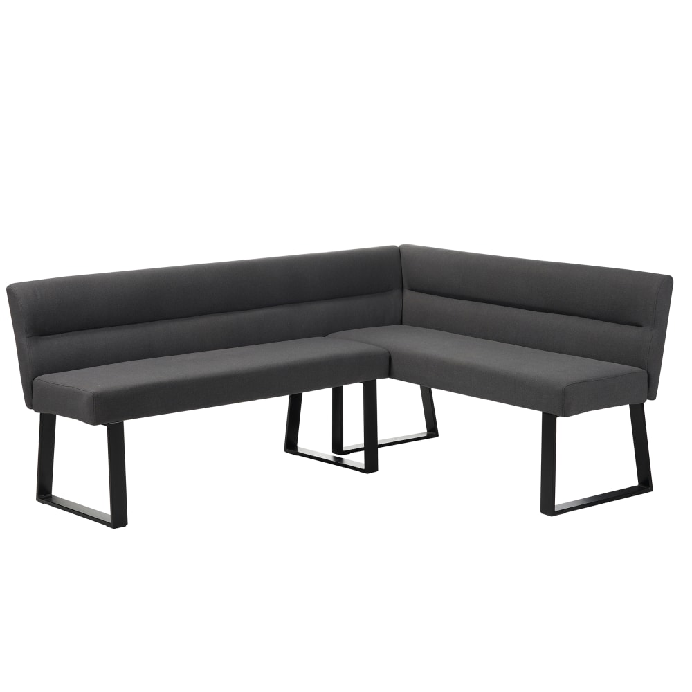 banc d'angle en tissu