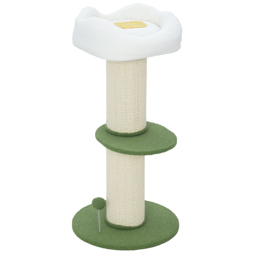 Arbre à chat panneau de particules, sisal vert Arbre à chat panneau de particules, sisal vert