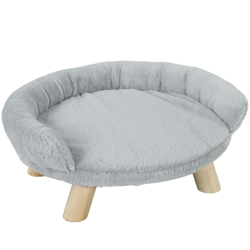 Canapé pour chien Panneaux de particules Gris