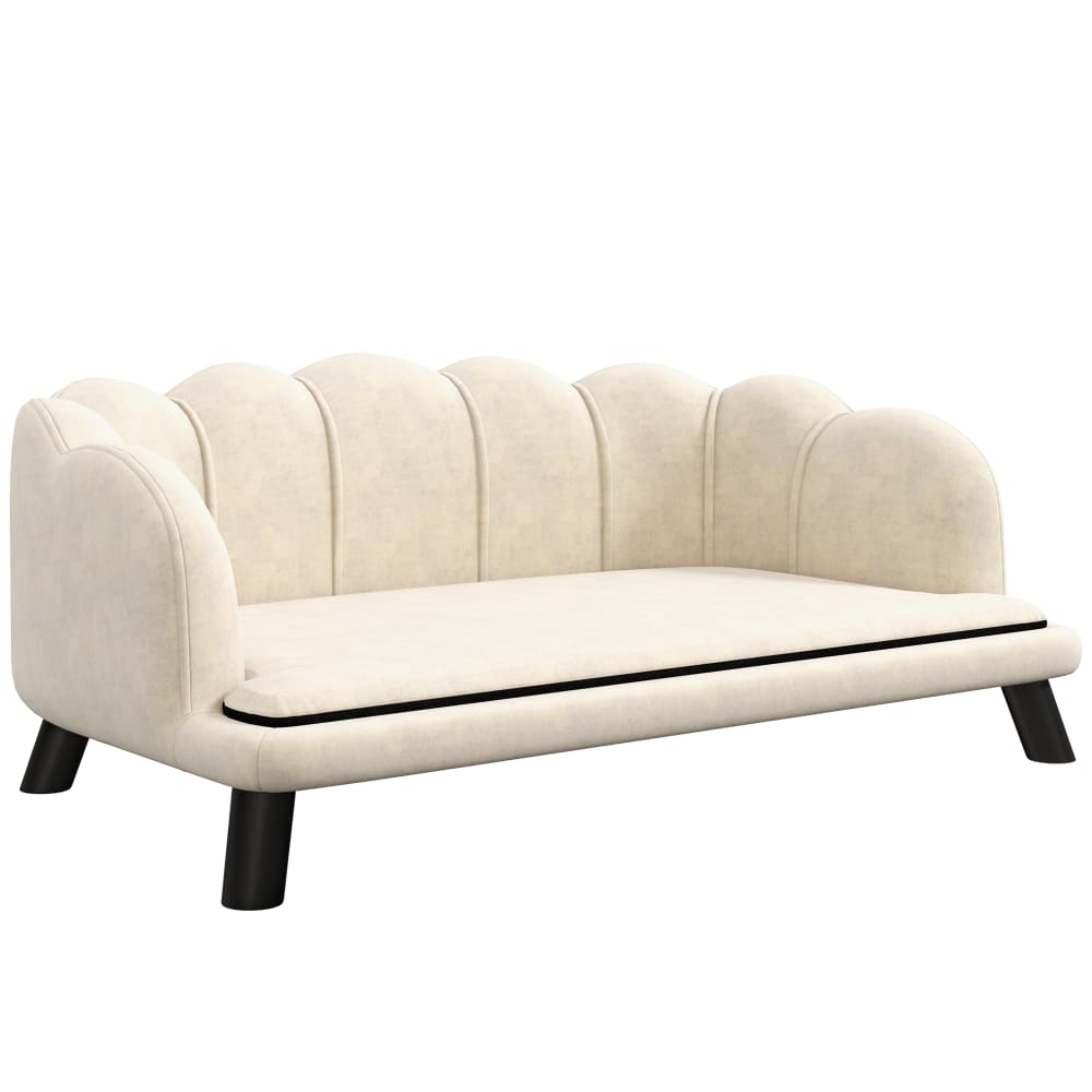 Canapé pour chien Polyester Crème