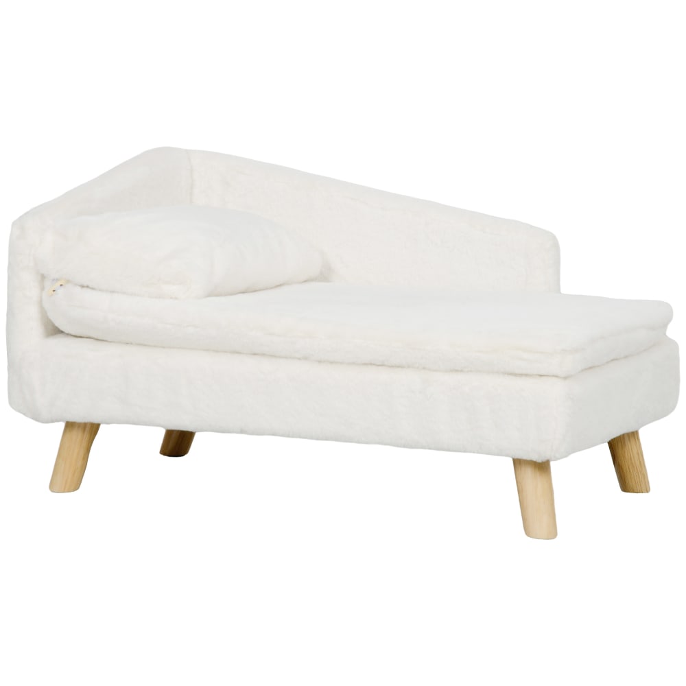 Canapé pour chien Peluche Crème