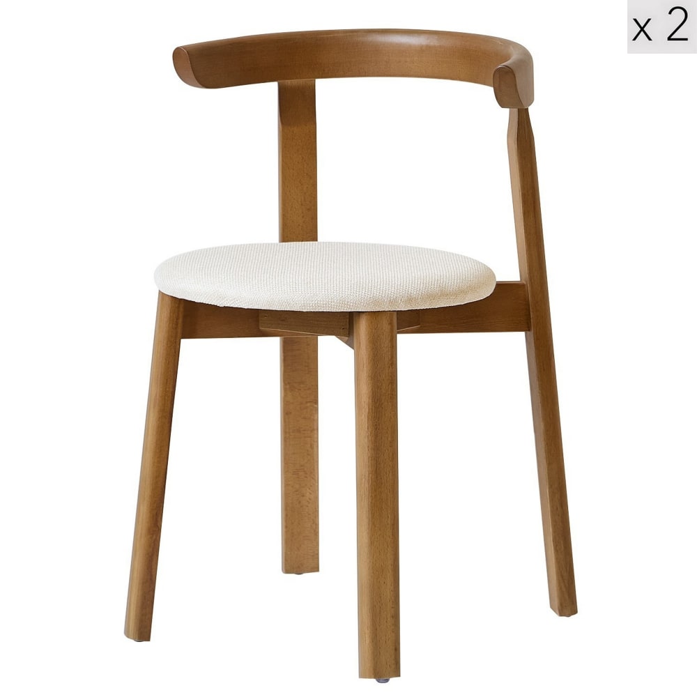 Lot 2 chaises salle