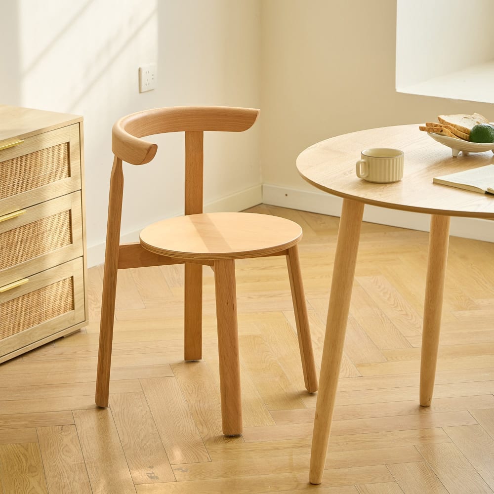 Nordlys Esszimmerstühle (2er Set) aus Massivholz Braun style exotic Braun