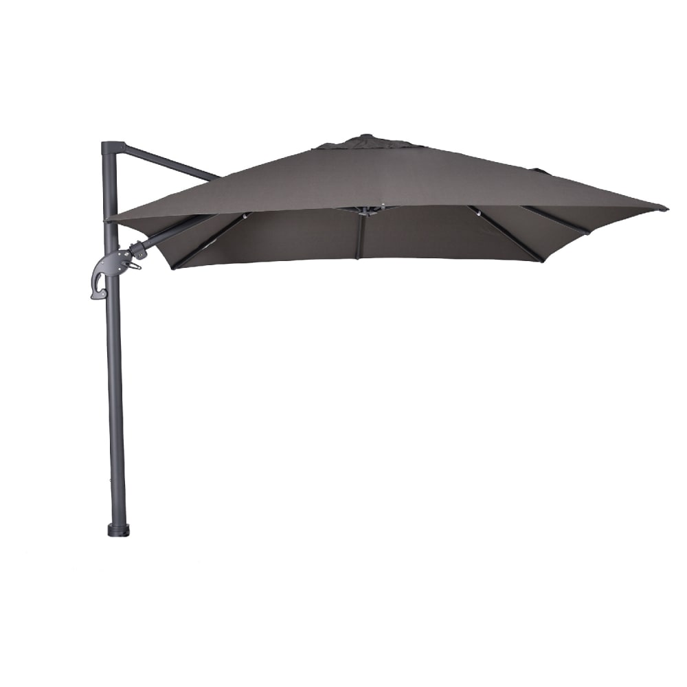 Edenjardin Parasol Péndulo Aluminio Antracita Tejido