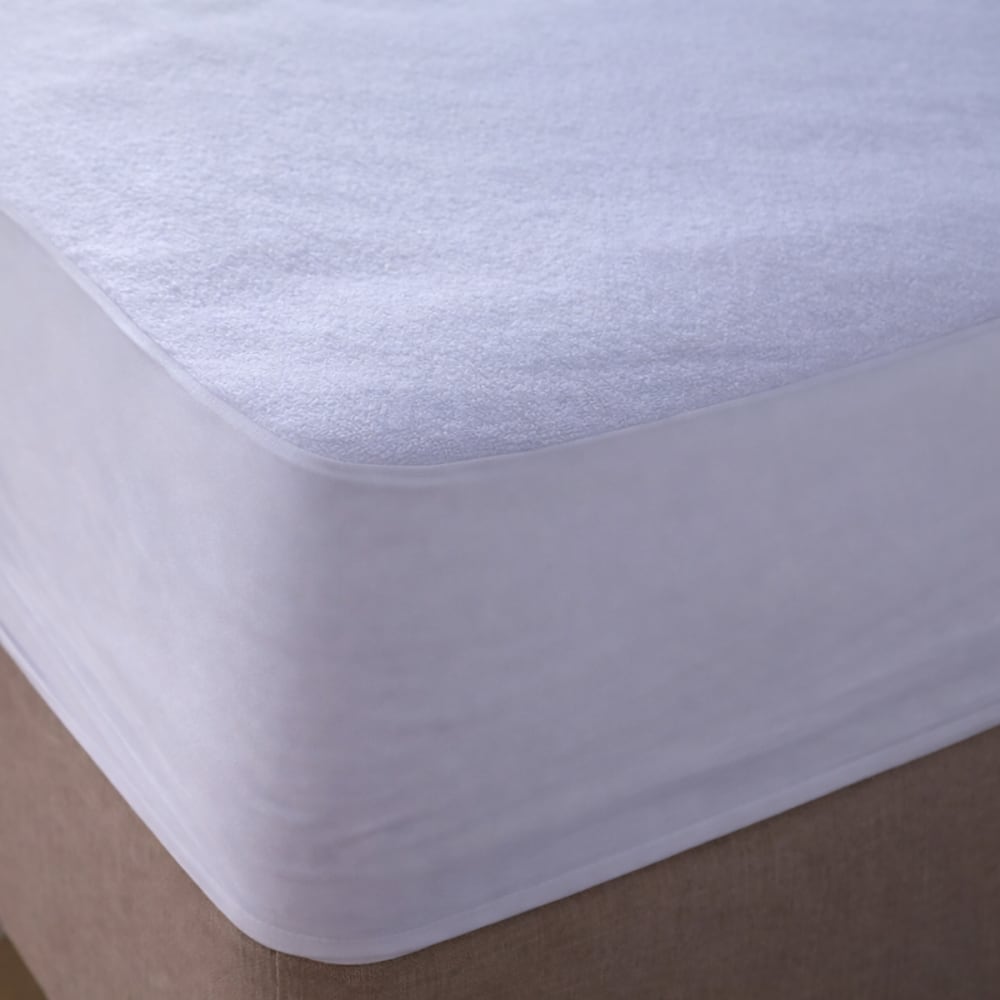 Lot de 2 Protège matelas 180 x 200 cm , en coton, imperméable,