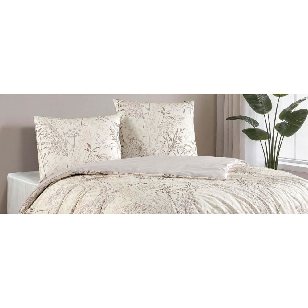 Parure housse de couette et taies d'oreiller 240x220 cm coton imprimé - Maisons du Monde