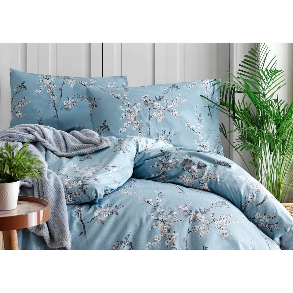Parure housse de couette et taies d'oreiller 200x200 cm coton imprimé - Maisons du Monde