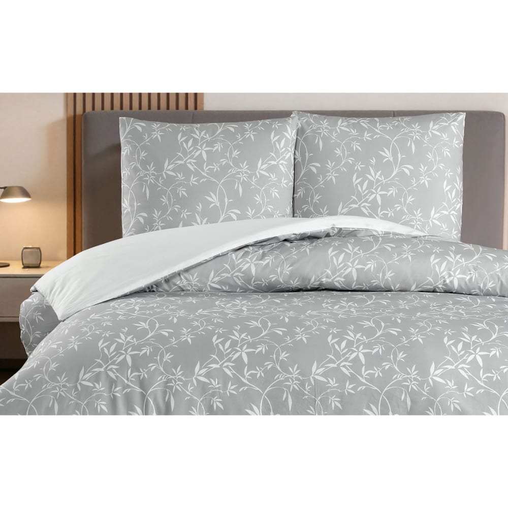 Parure housse de couette et taie d'oreiller 140x200 cm coton imprimé - Maisons du Monde
