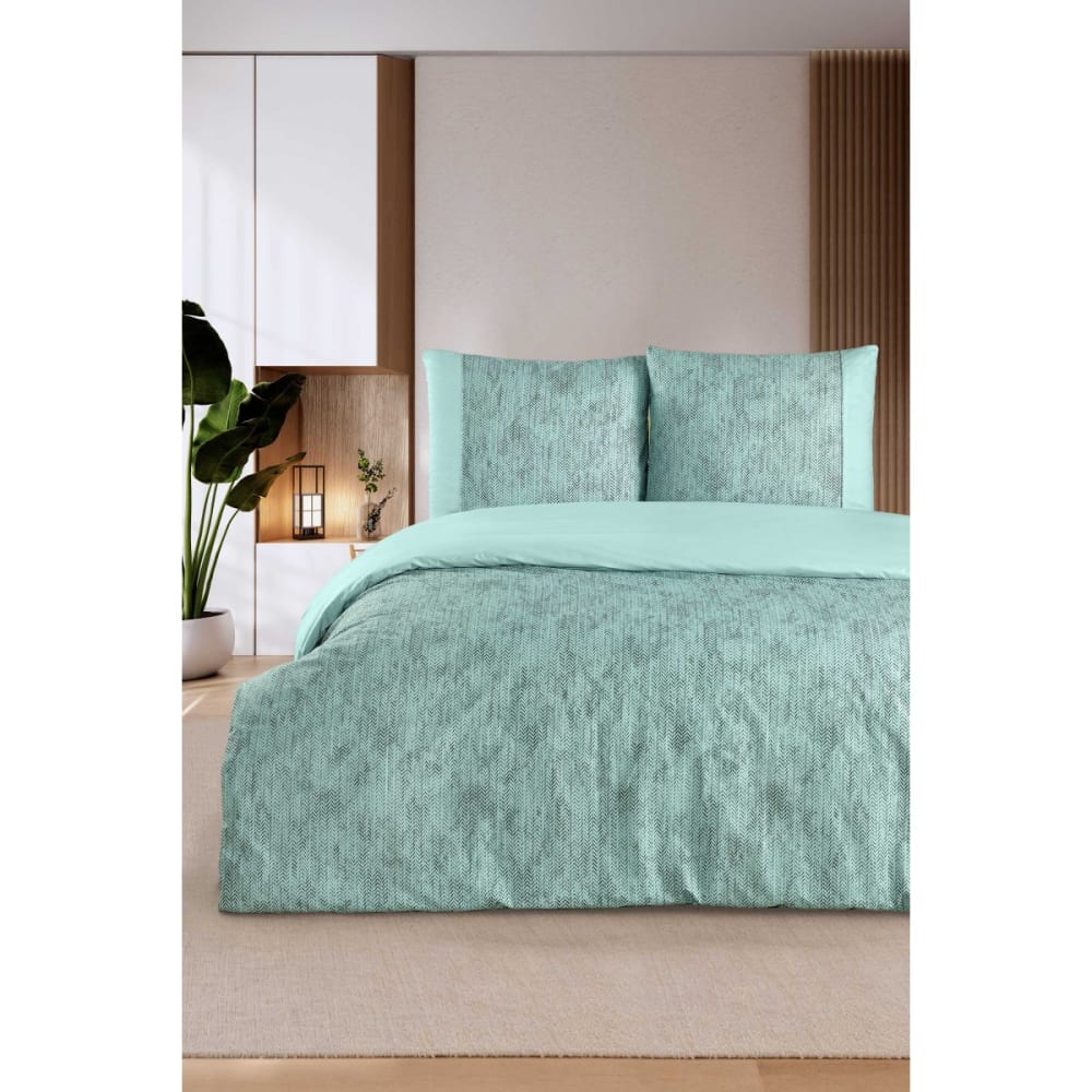 Parure housse de couette et taies d'oreiller 240x220 cm coton imprimé