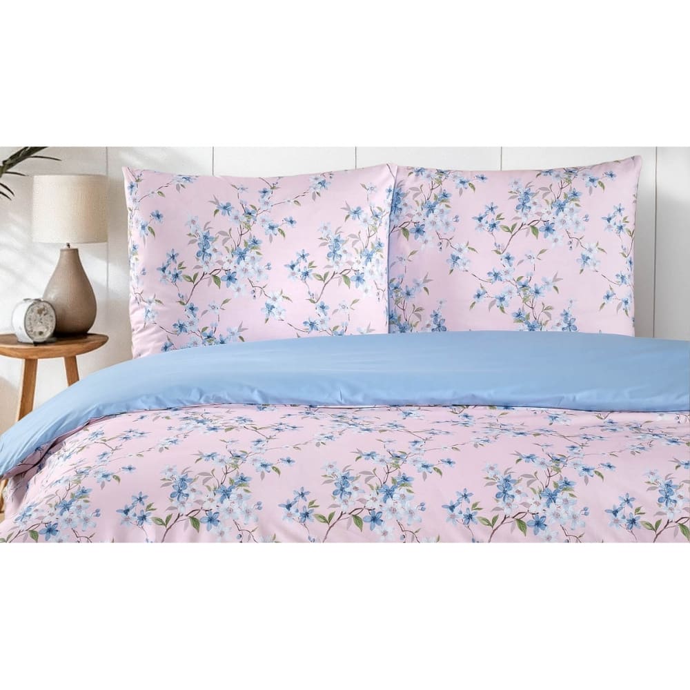 Parure housse de couette et taies d'oreiller 200x200 cm coton imprimé - Maisons du Monde