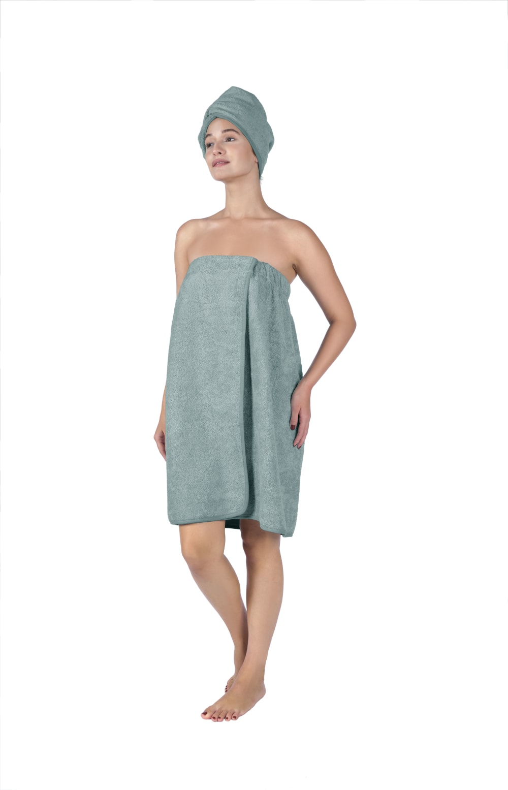 Sarong- und Haarhandtuch-Set - Maisons Du Monde