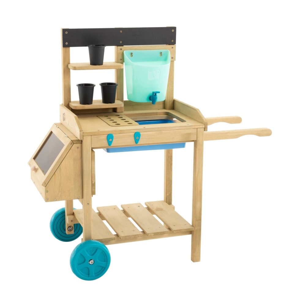TP Toys Mobiler Pflanztisch Holz FSC Braun BRAUN HOLZ Kinder