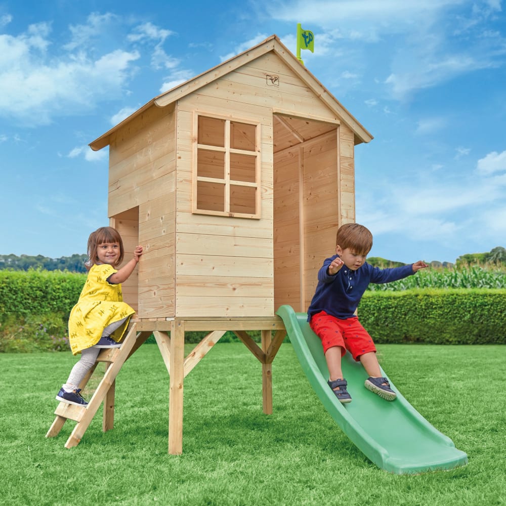 Stelzenhaus mit Rutsche Holz FSC® Braun - Maisons Du Monde