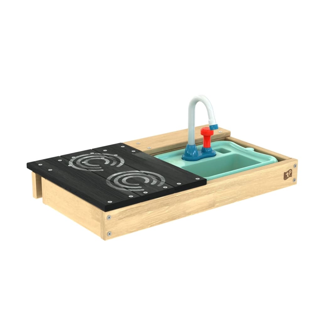 TP Toys Outdoor-Küche für Spielhaus Holz FSC Braun BRAUN HOLZ Kinder