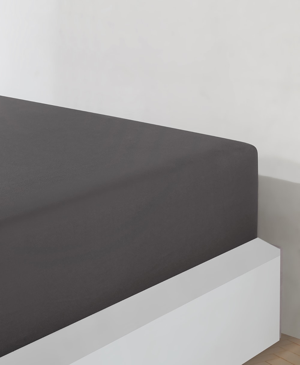 Spannbettlaken 180x200 cm Baumwolle jersey - Maisons Du Monde