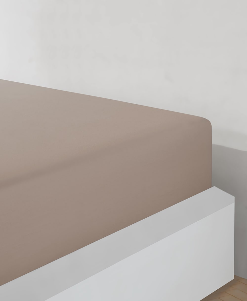 Spannbettlaken 140x190 cm Baumwolle jersey - Maisons Du Monde
