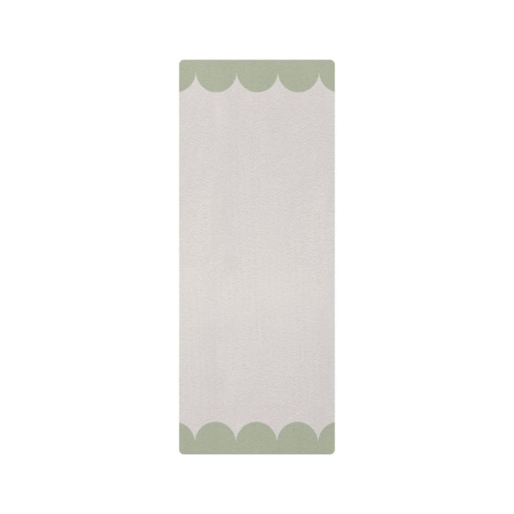 Tapis de yoga enfant coquille vert 60x160cm