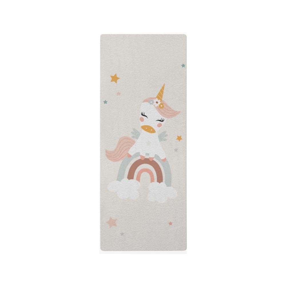 Tapis de yoga enfant licorne 2 rose 60x160cm