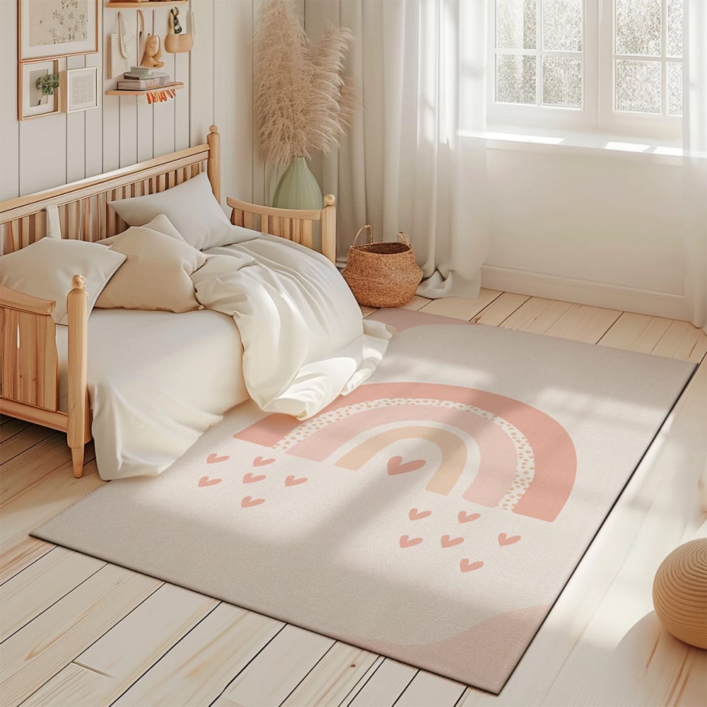 Kinderteppiche Regenbogen rosa 118x180cm - Maisons Du Monde