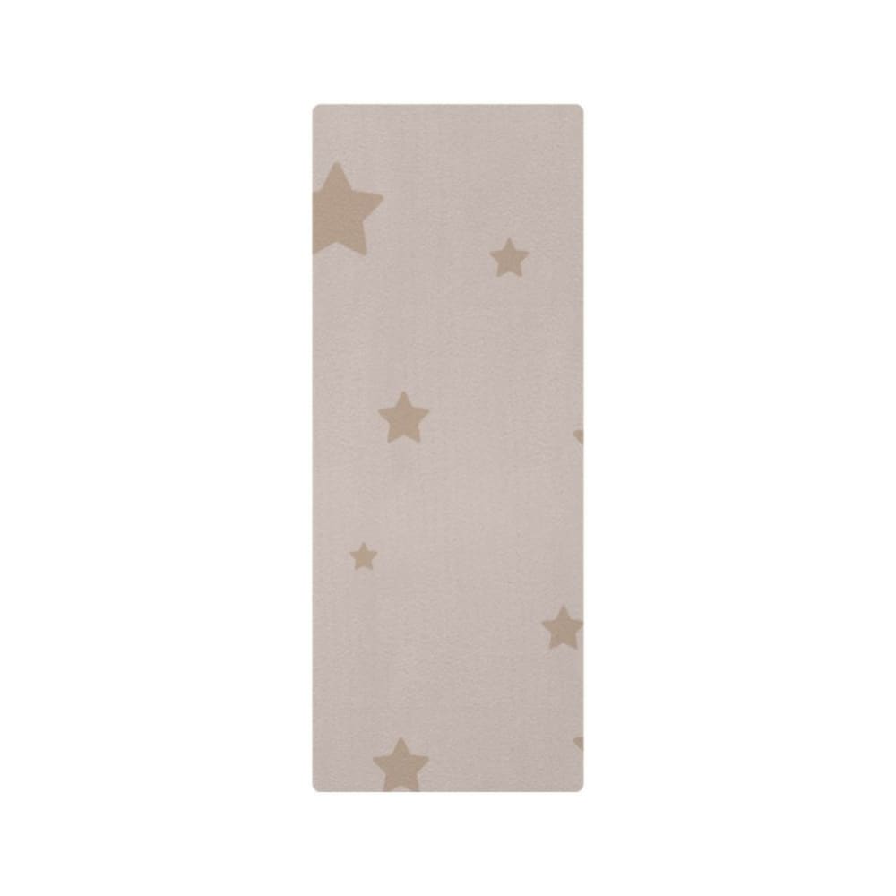 Tapis de yoga enfant étoiles beige 60x160cm